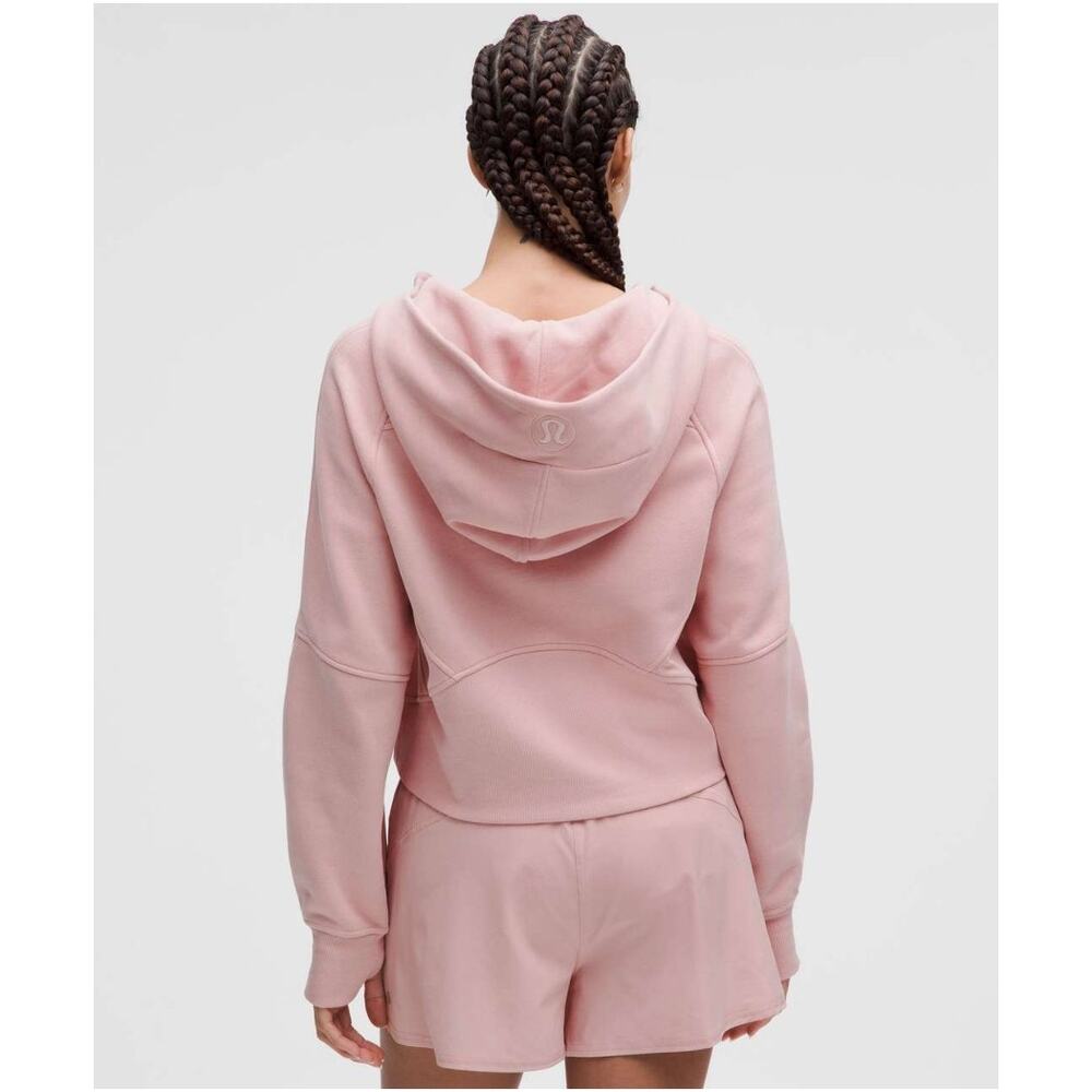 NWT Lululemon Scuba Oversized Full-Zip Hoodie Pink Haze & Rose Gold Active XS/S - Picture 3 of 3